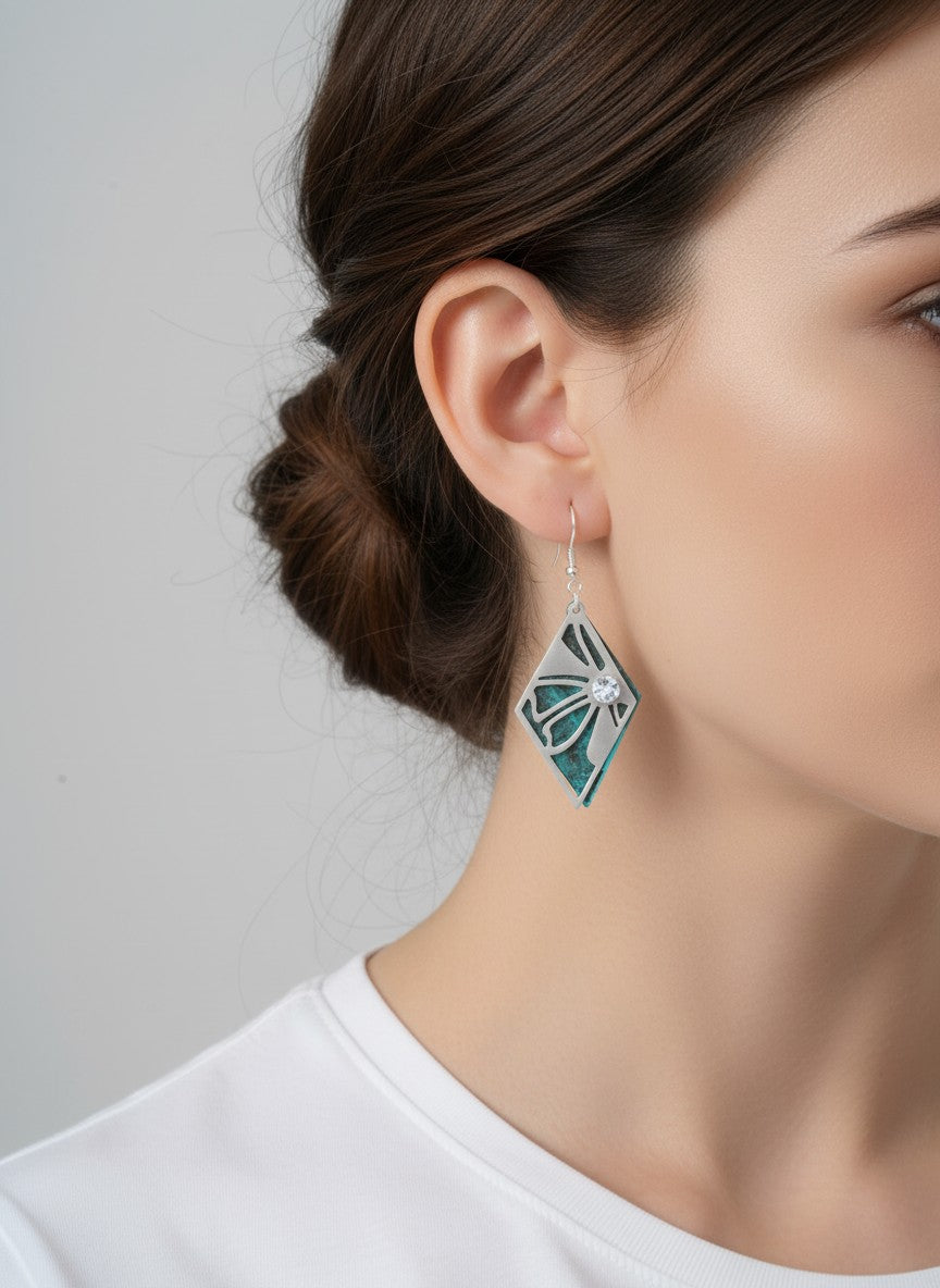 Butterfly Cutout Drop Earrings