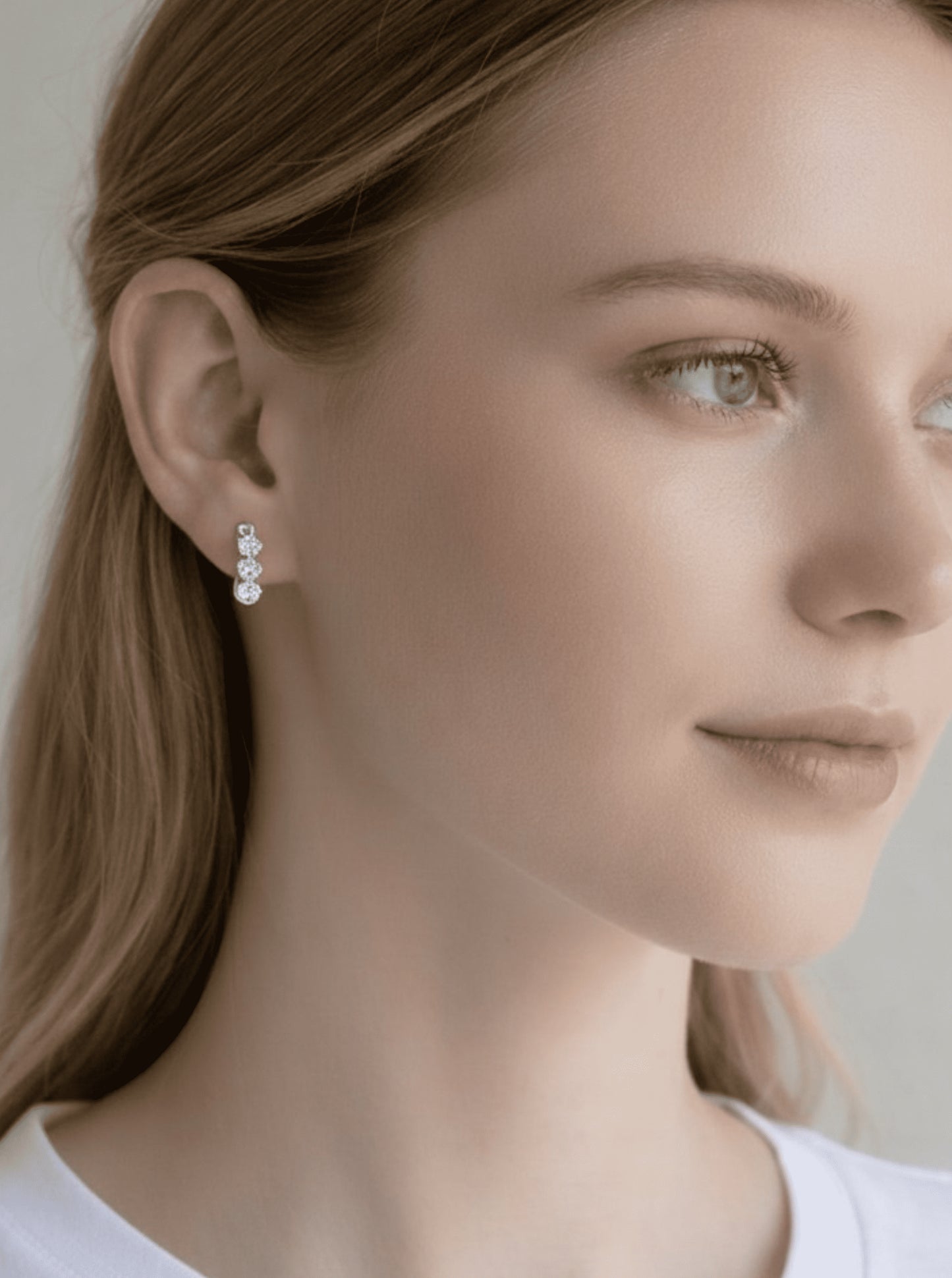 Modern Faceted Hoop Earrings