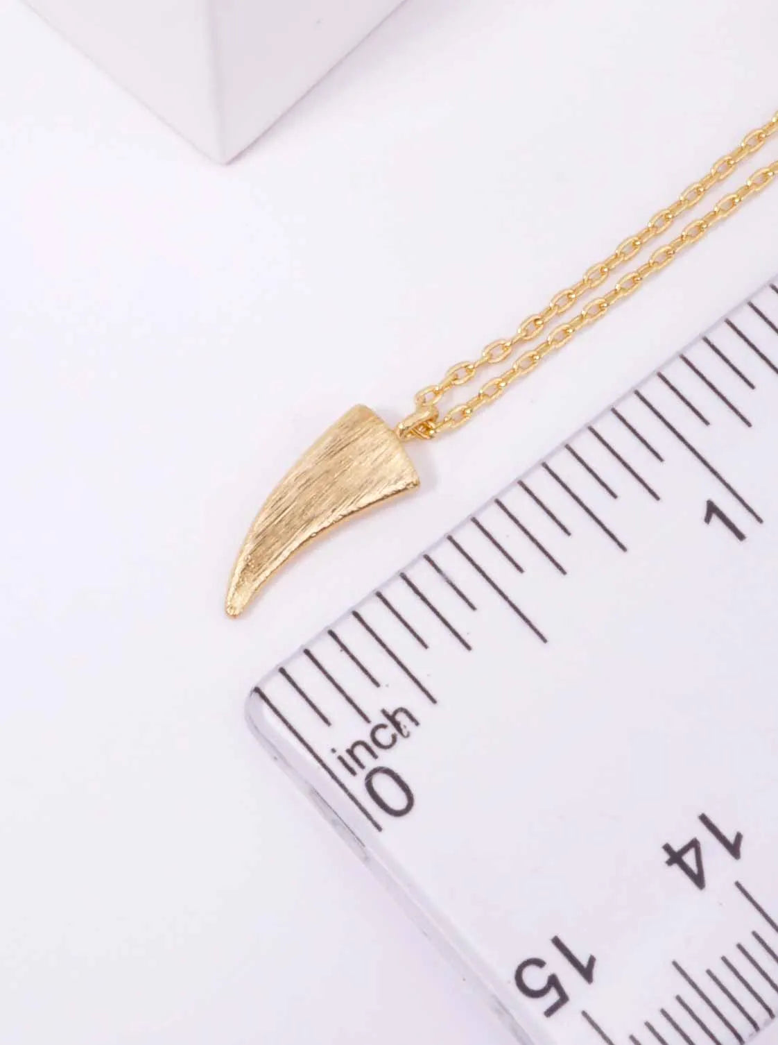 CZ Ivory Pendant 18K-Gold-Dipped Layered Necklace