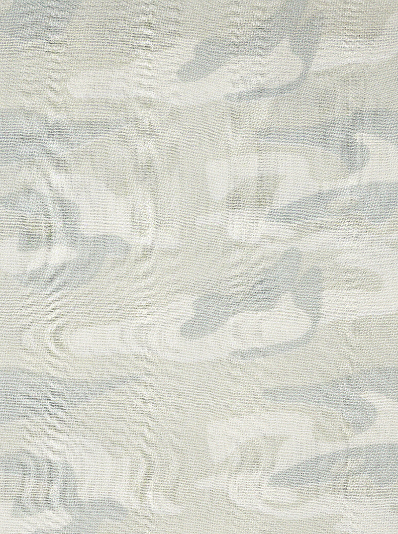 Camouflage Pattern Viscose Infinity Scarf