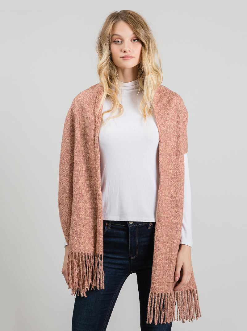 Cashmere-feel Acrylic Warm Oblong Scarf