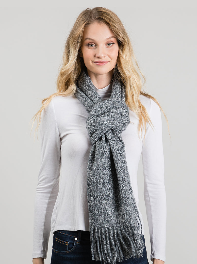 Cashmere-feel Acrylic Warm Oblong Scarf