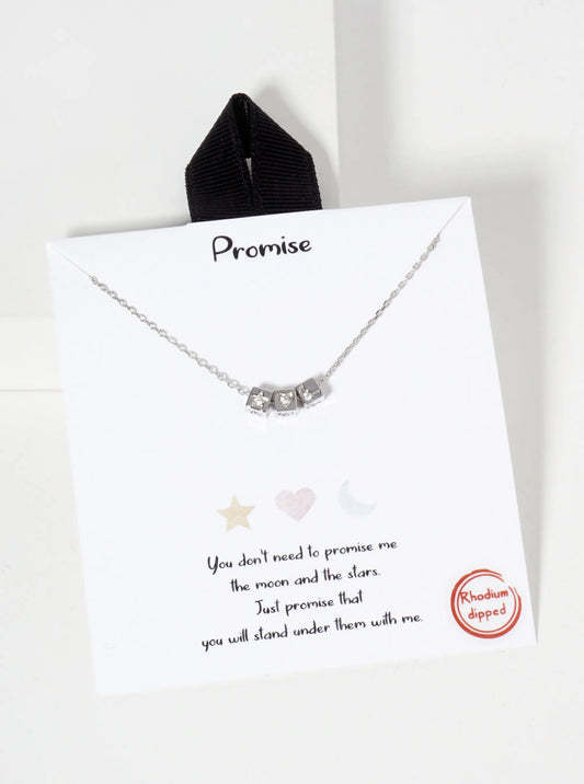 Celestial-Theme Cubic-Zirconia Star Moon Heart Pendant 18K-Gold-Dipped Necklace