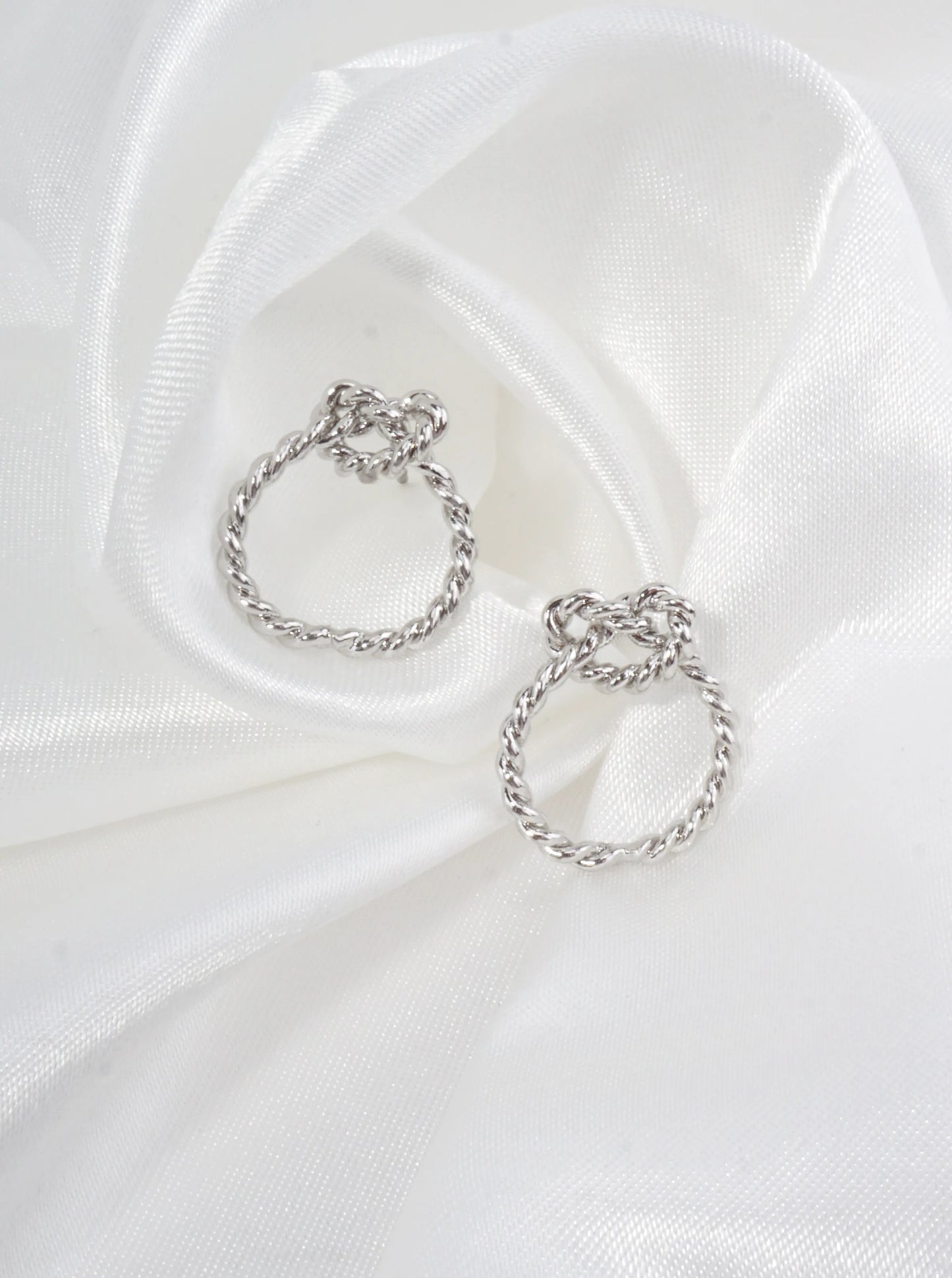 Classic Cable Texture Stud Earrings