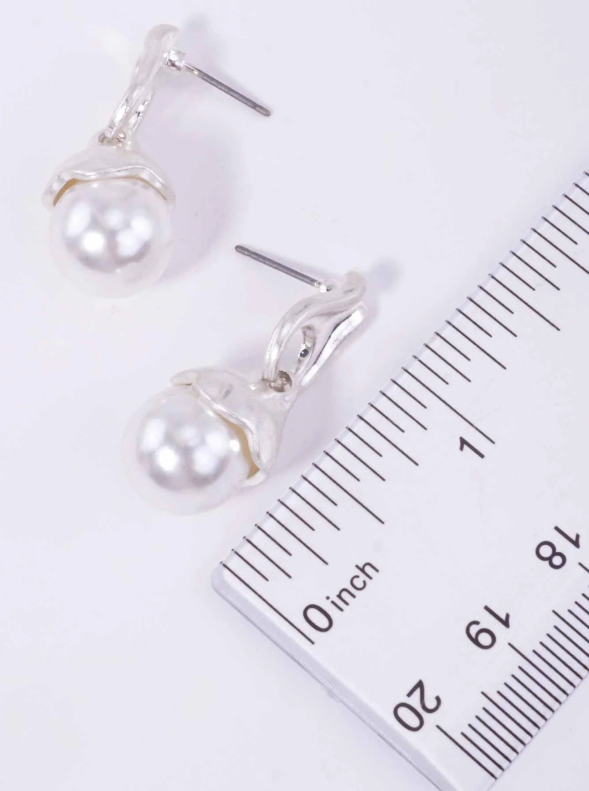 Classic Resin Pearl Dangle Drop Earrings