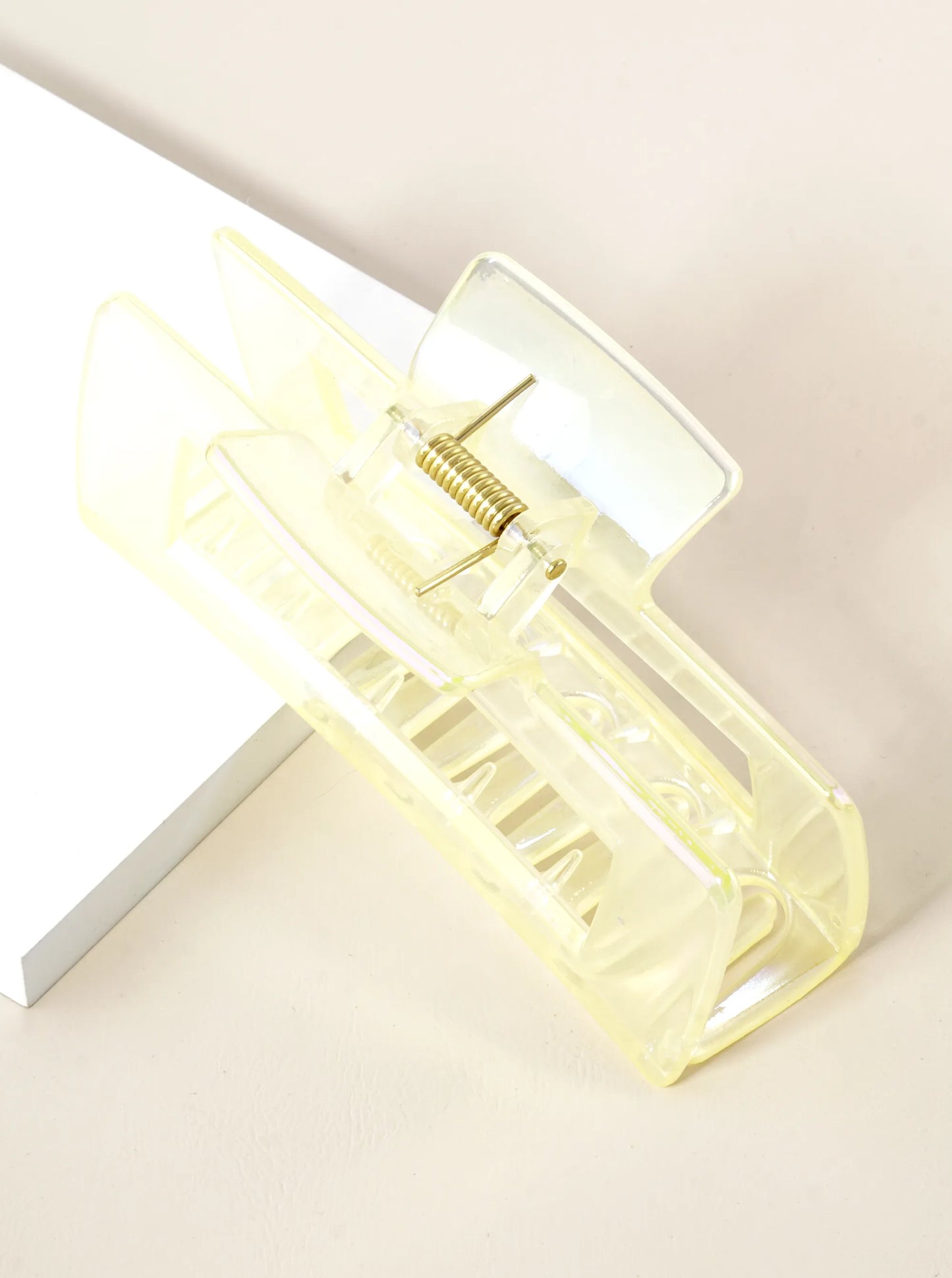 Clear Acetate Large Hair Claw Clip