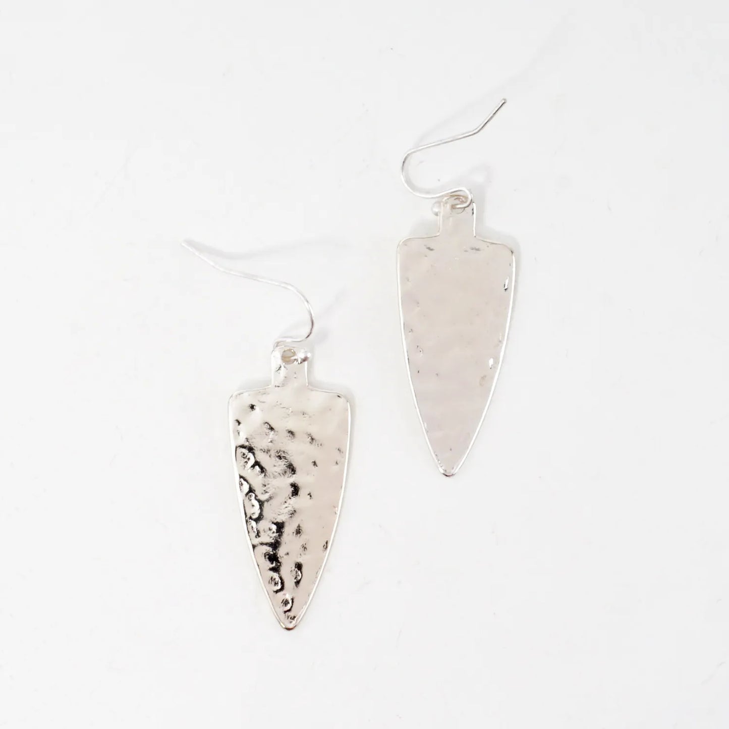 Concentric Arrowheads Pendant Long Necklace