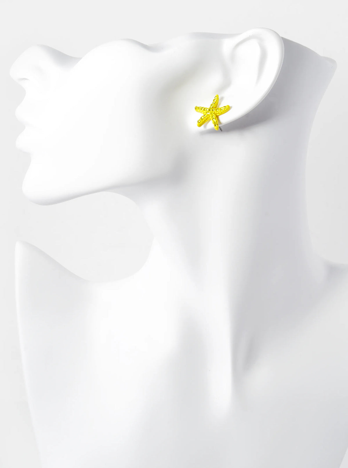 Crystal Pave 18mm Starfish Stud Earrings