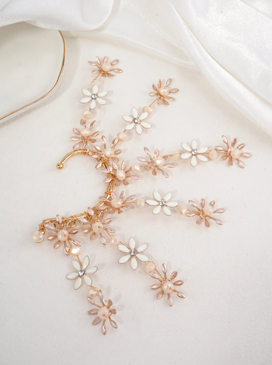 Daisy Blossom Ear Climber