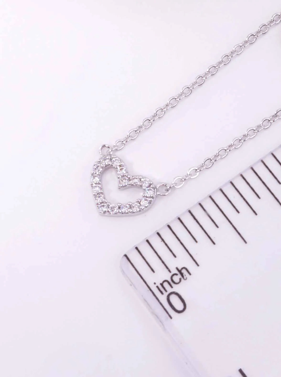 CZ Double Heart 18K-Gold-Dipped Layered Necklace