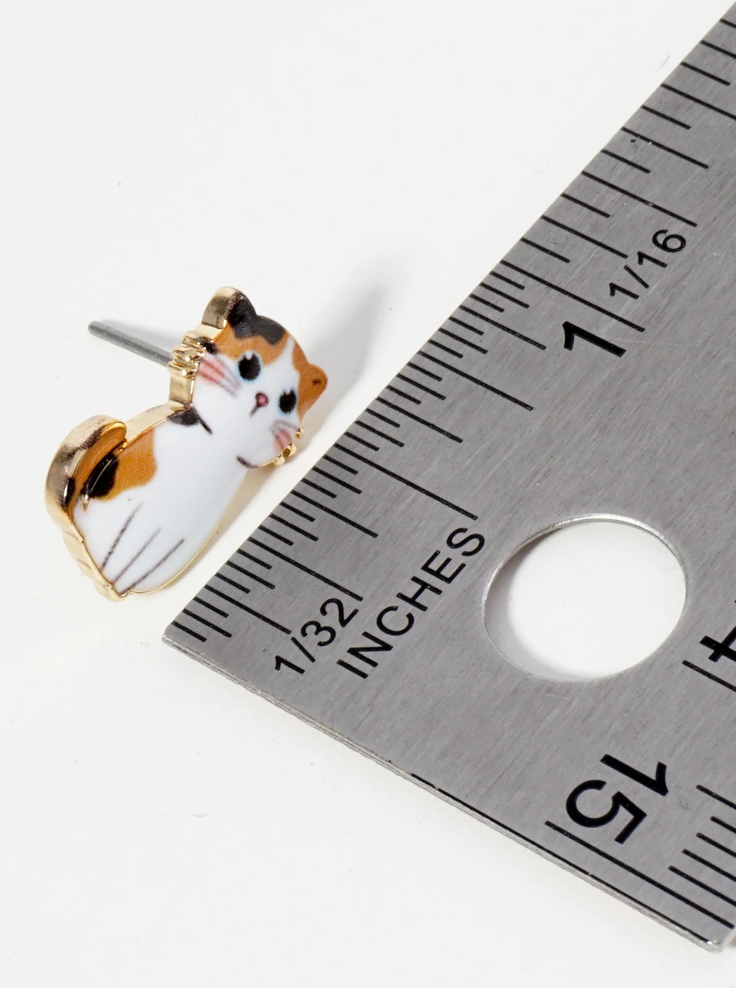 Dainty Cat Stud Earrings