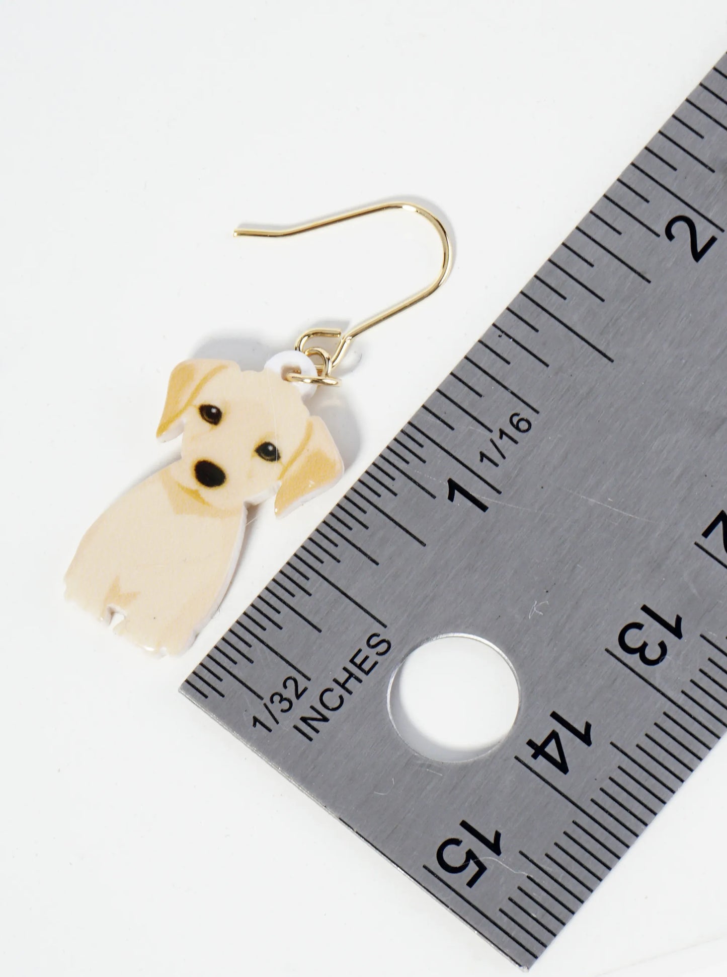 Dainty Dog Dangle Drop Earrings