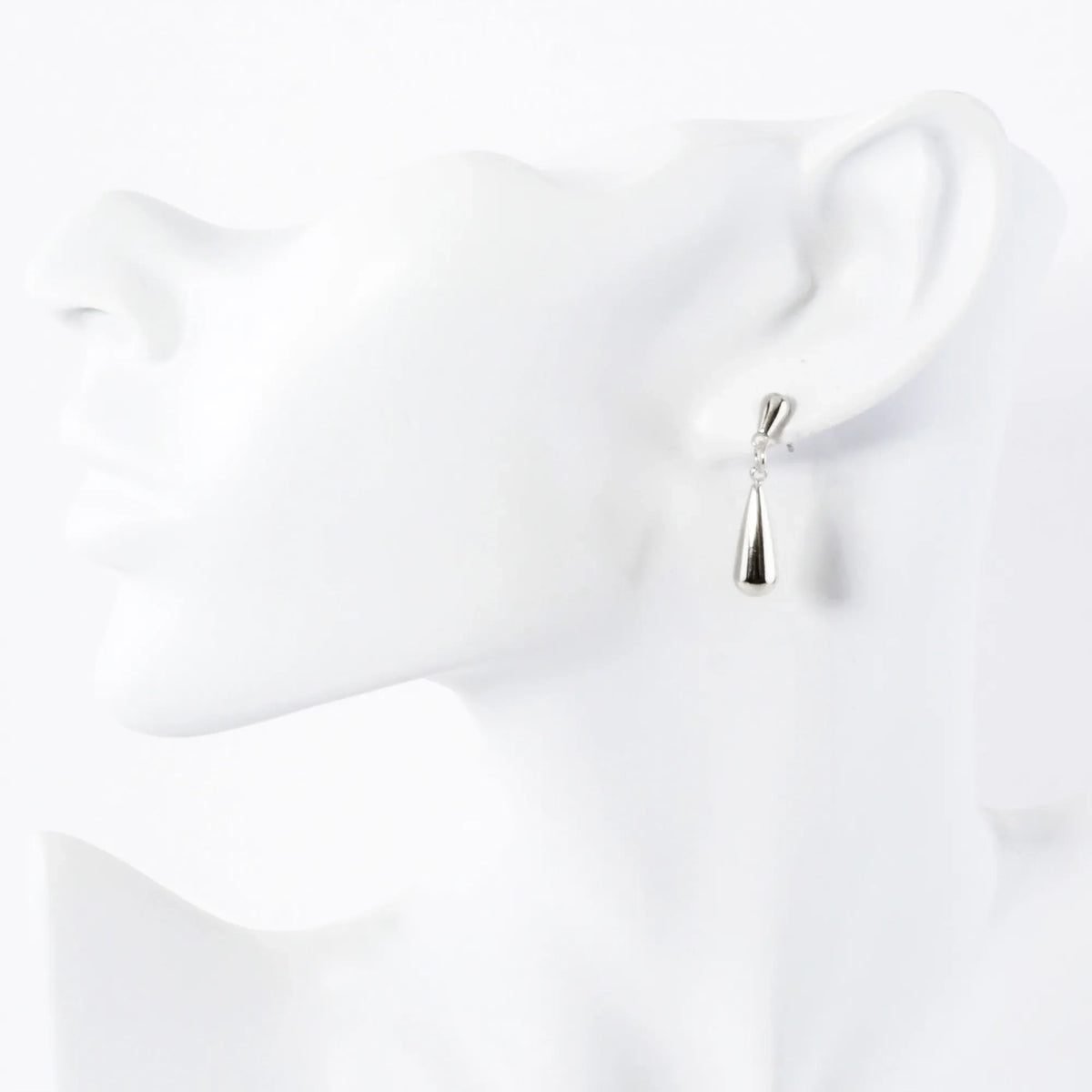 Double Puffy Teardrop 14K-Gold-Dipped Dangle Earrings