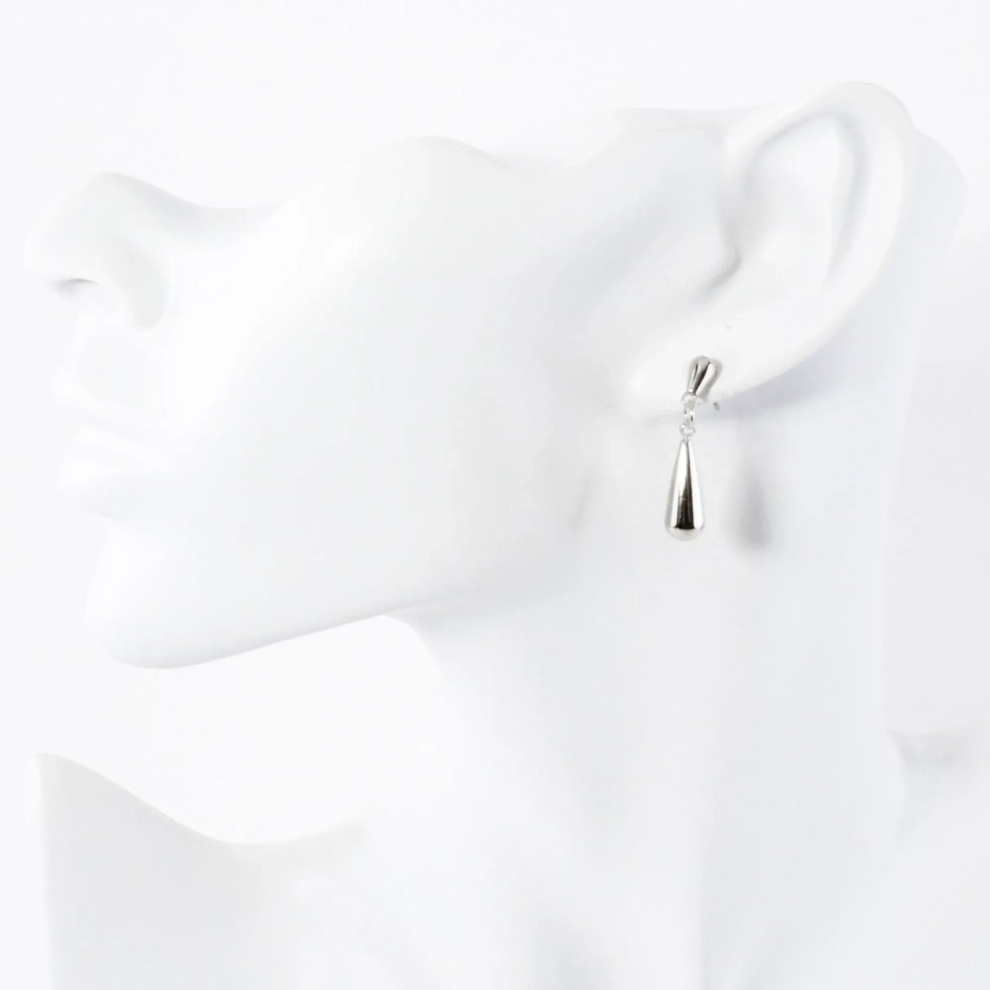 Double Puffy Teardrop 14K-Gold-Dipped Dangle Earrings