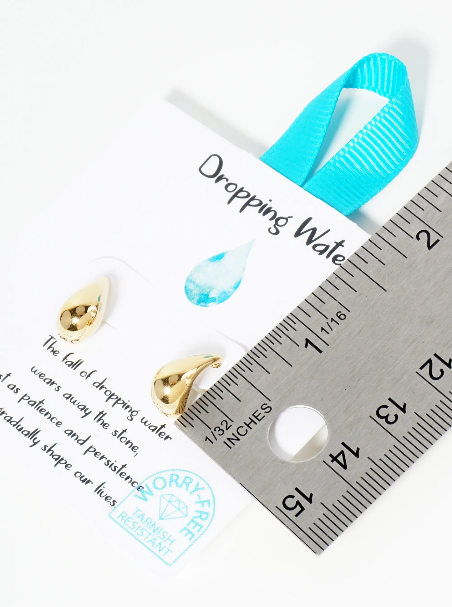Dropping Water Hypoallergenic Stainless Steel Earrings