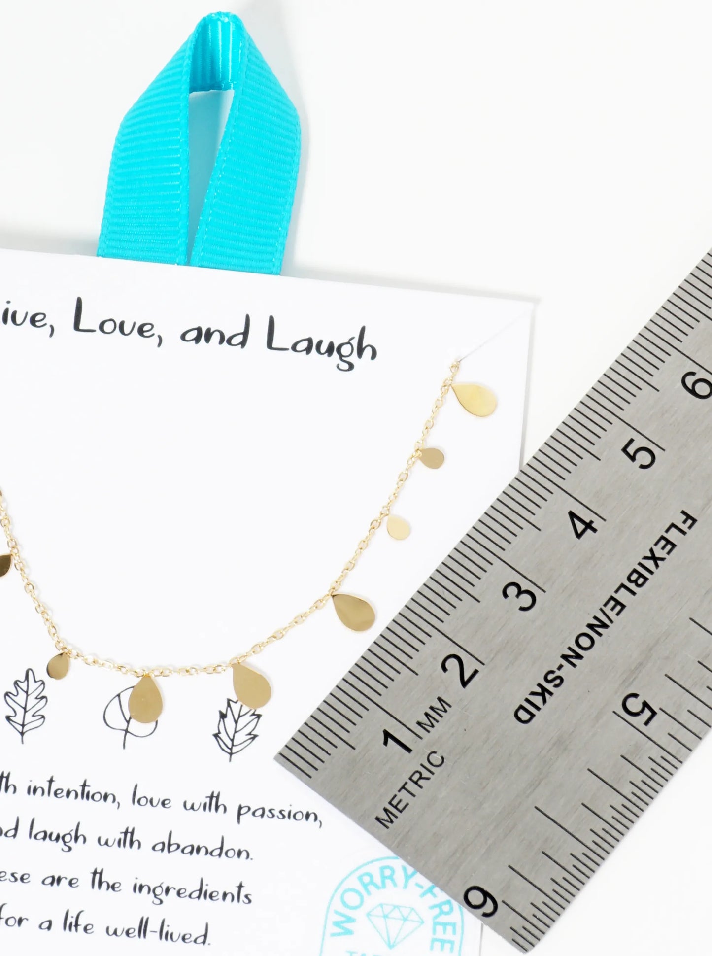 Dynamic Teardrop Hypoallergenic Stainless Steel Necklace