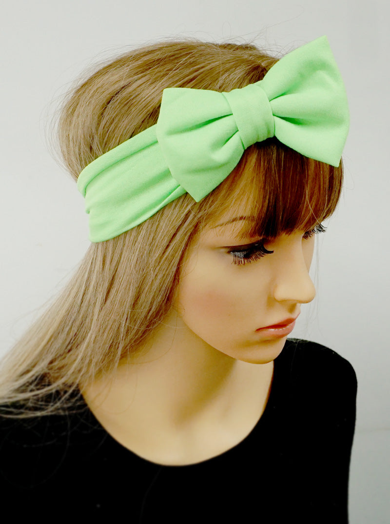 FABRIC RIBBON TURBAN HEADBAND