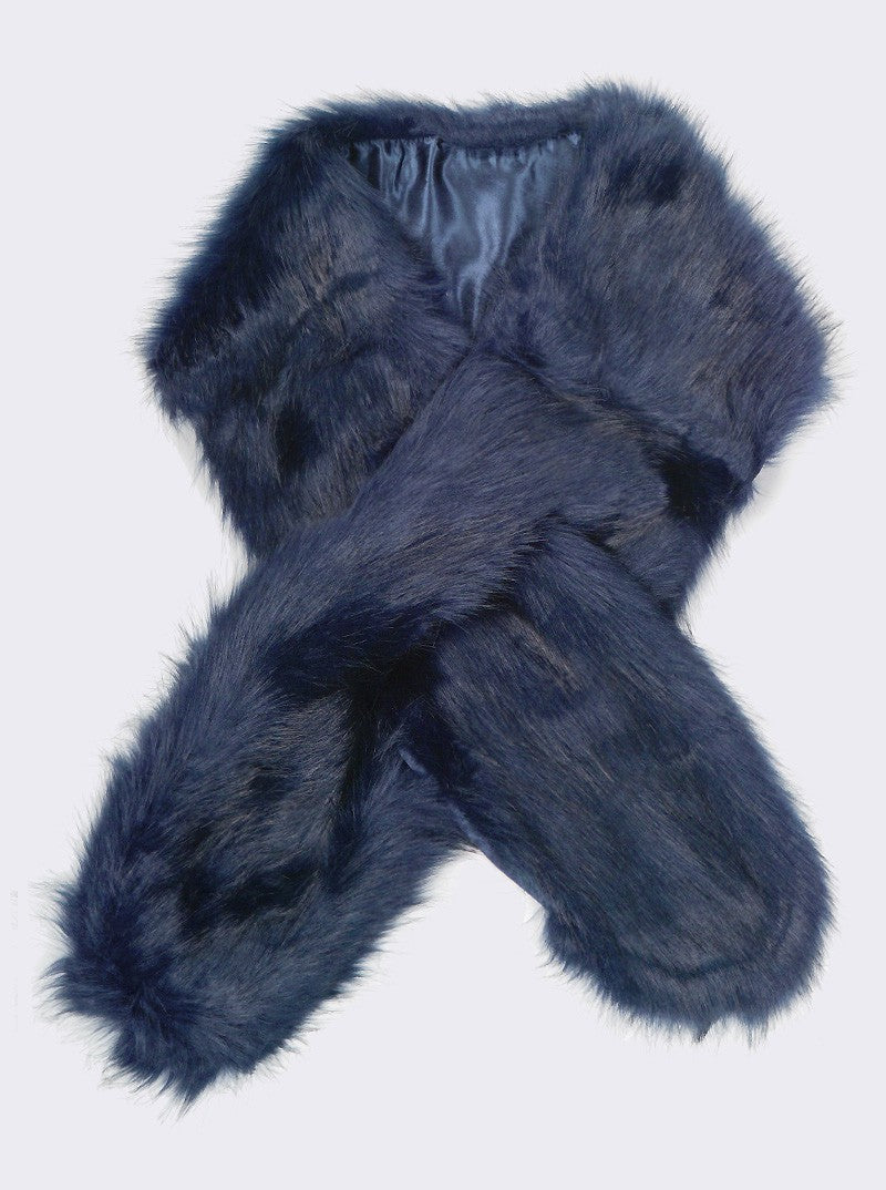 FAUX FUR WINTER SCARVES