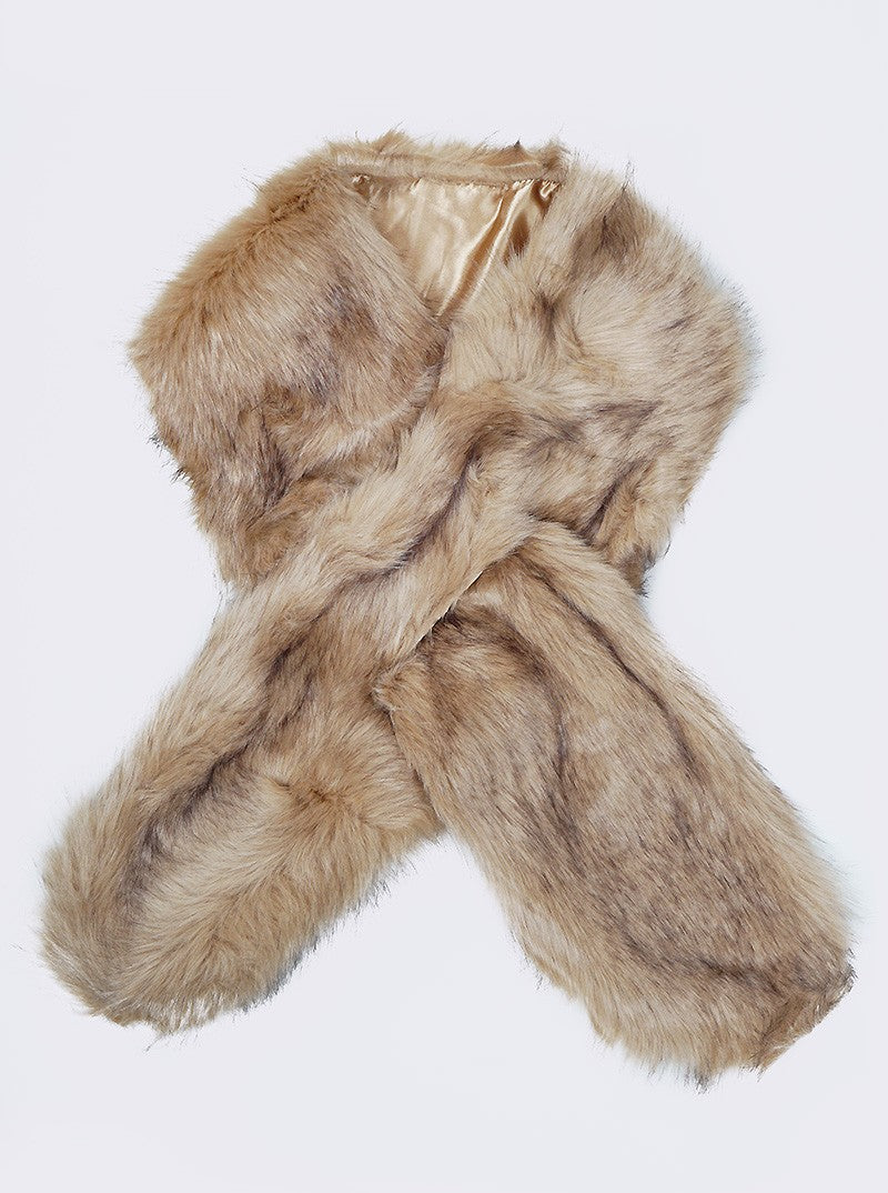 FAUX FUR WINTER SCARVES