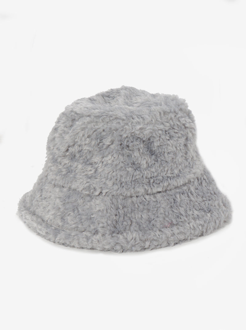 Faux Fur Wool Fisherman Winter Bucket Hat