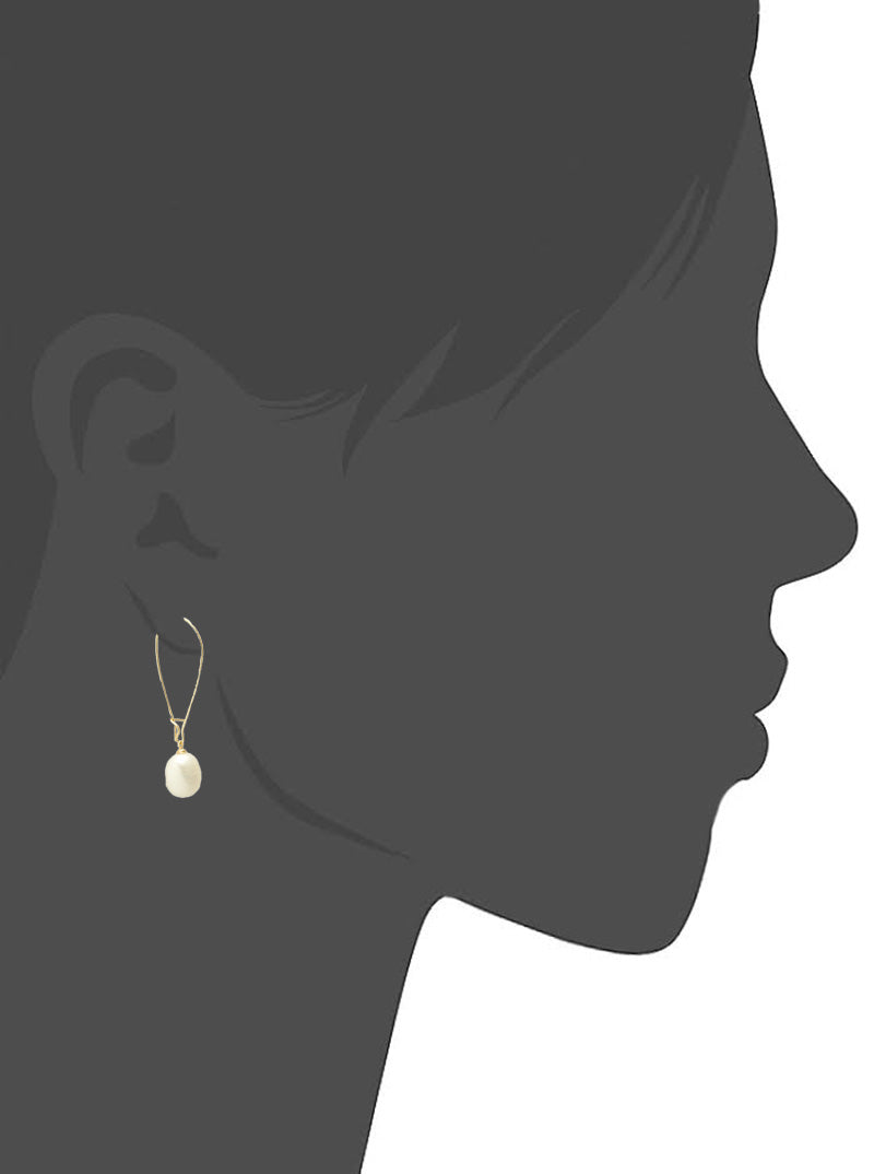 Freshwater Pearl Dangle Drop Earrings