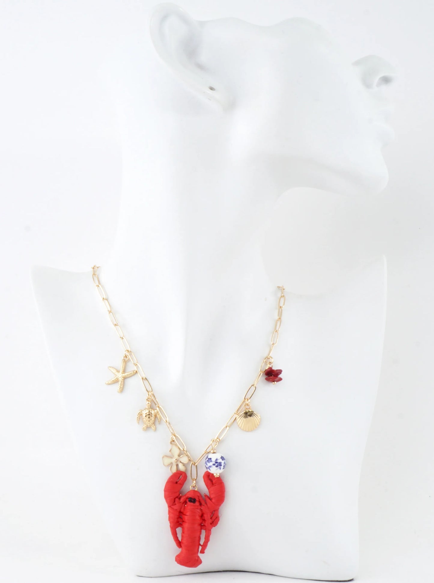 Sea Life Motif Chunky Necklace
