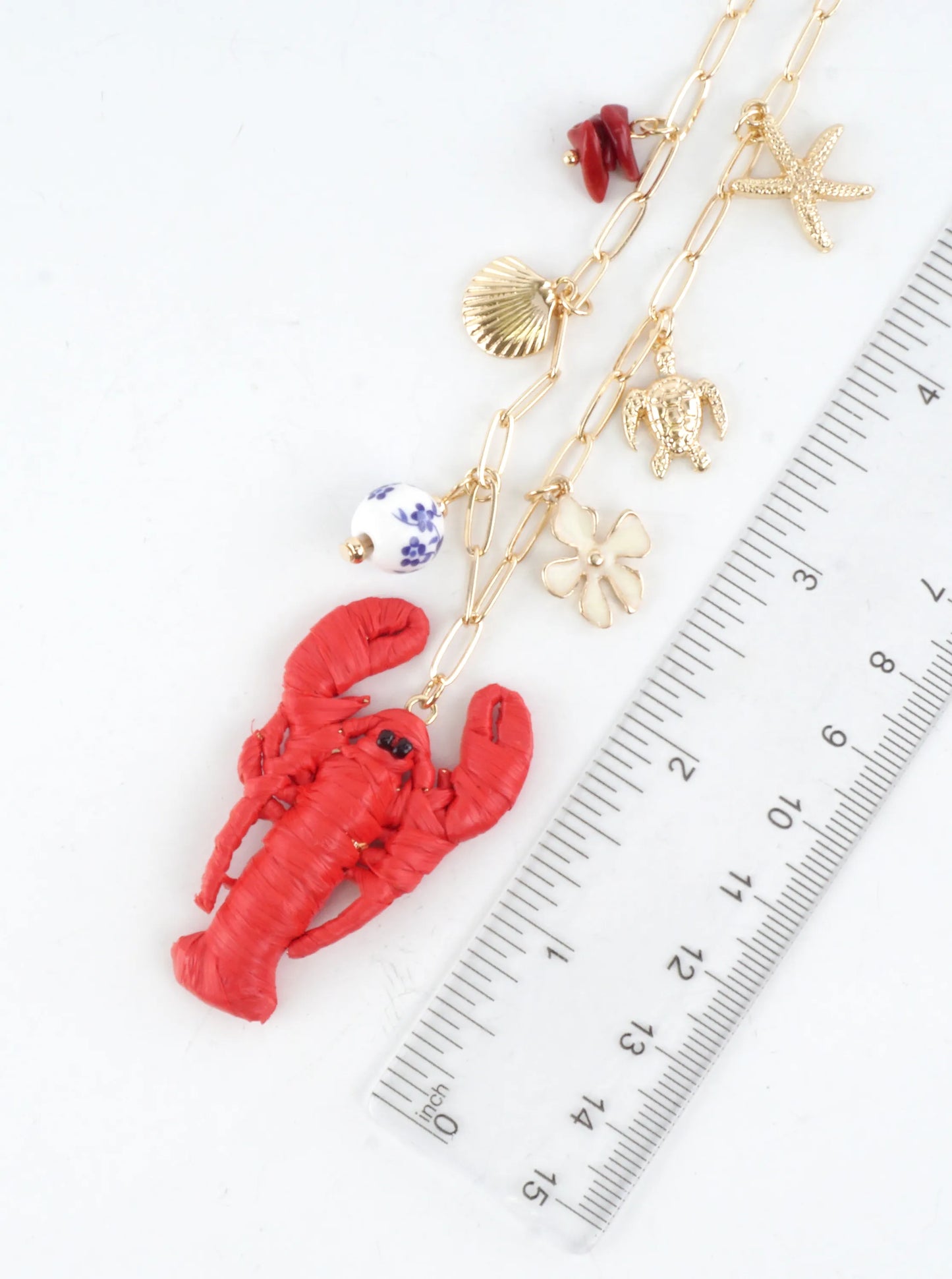Sea Life Motif Chunky Necklace