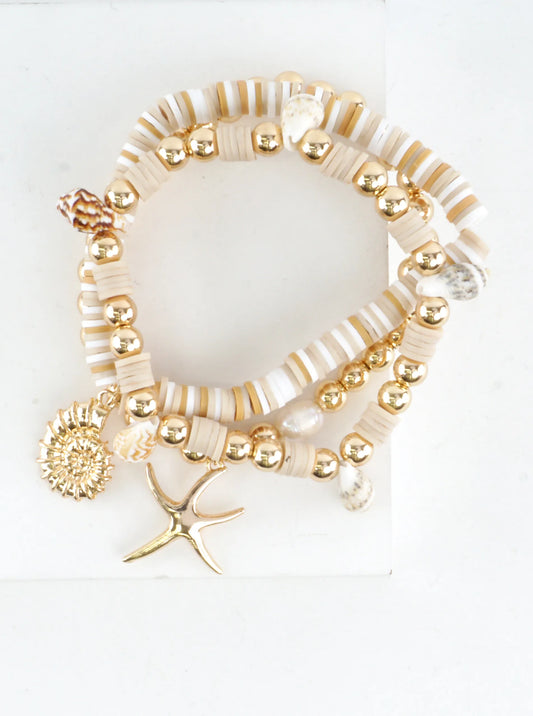 Sea Life Stackable Stretch Bracelet
