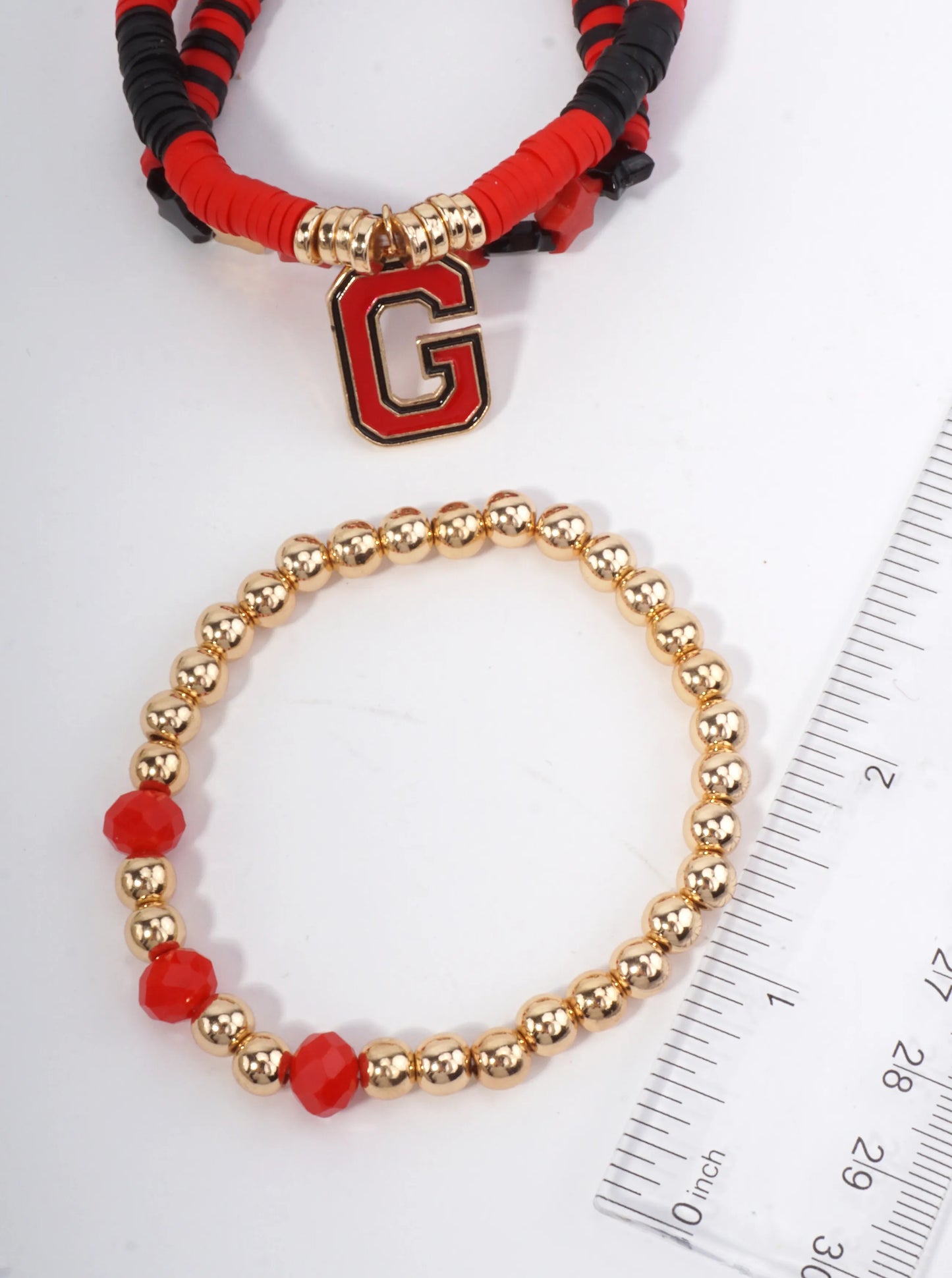 Gameday Chic Stretch Football Charm Bracelet