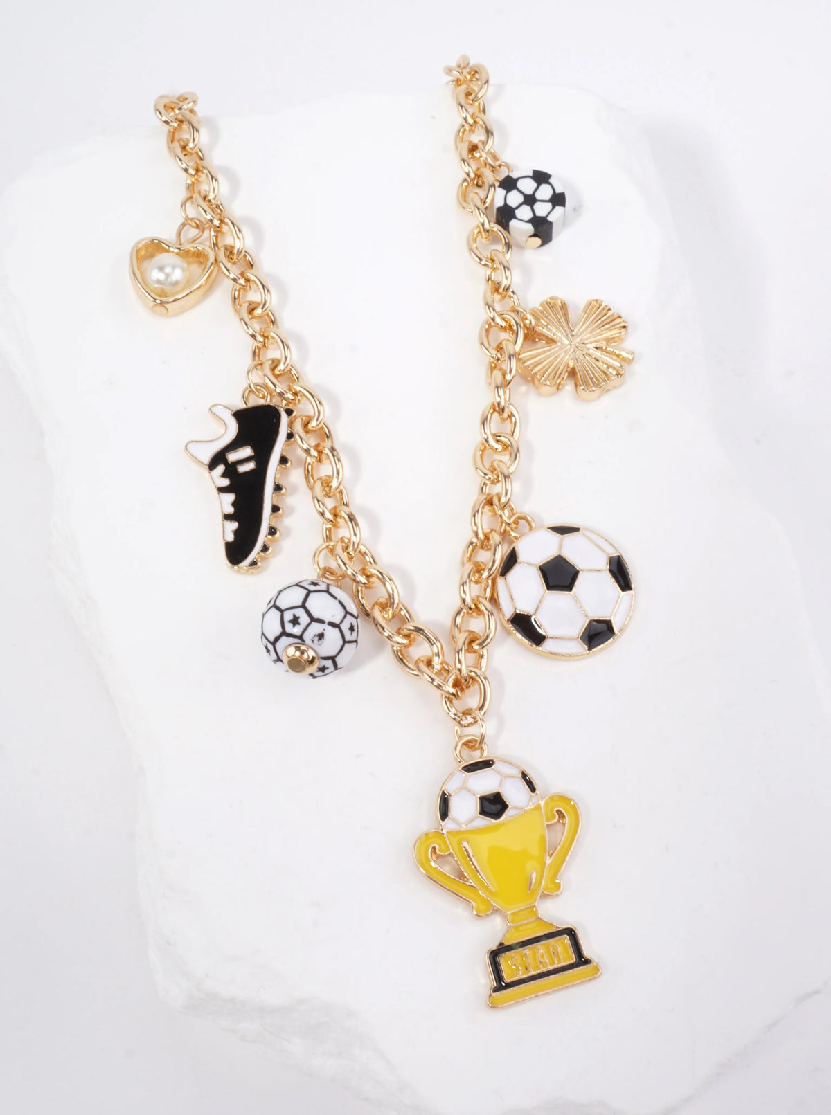 Soccer Ball Multi Charm Keychain
