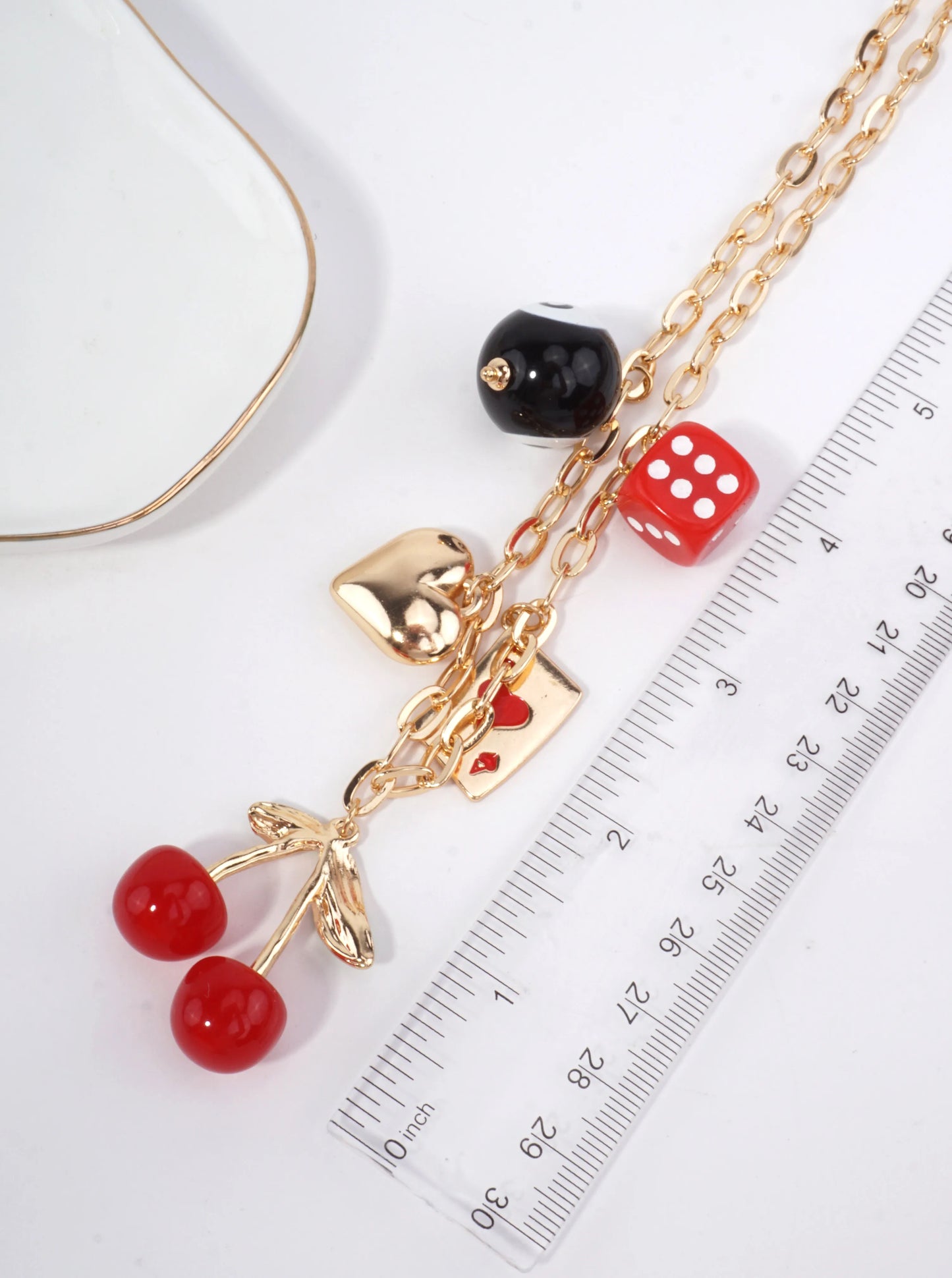 Lucky Charm Multi Pendant Necklace