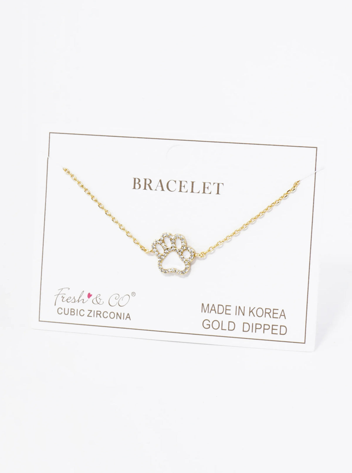 Game Day Mascot 18K Gold Dipped Micro Pave Set Cubic Zirconia 13mm Enamel Chain Bracelet