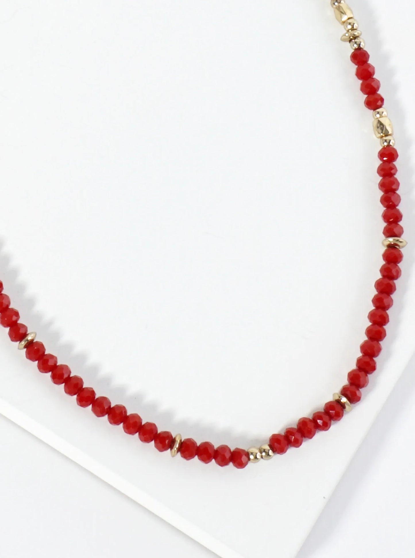 Glass Beaded 16-34 Inch Long Layered Necklace