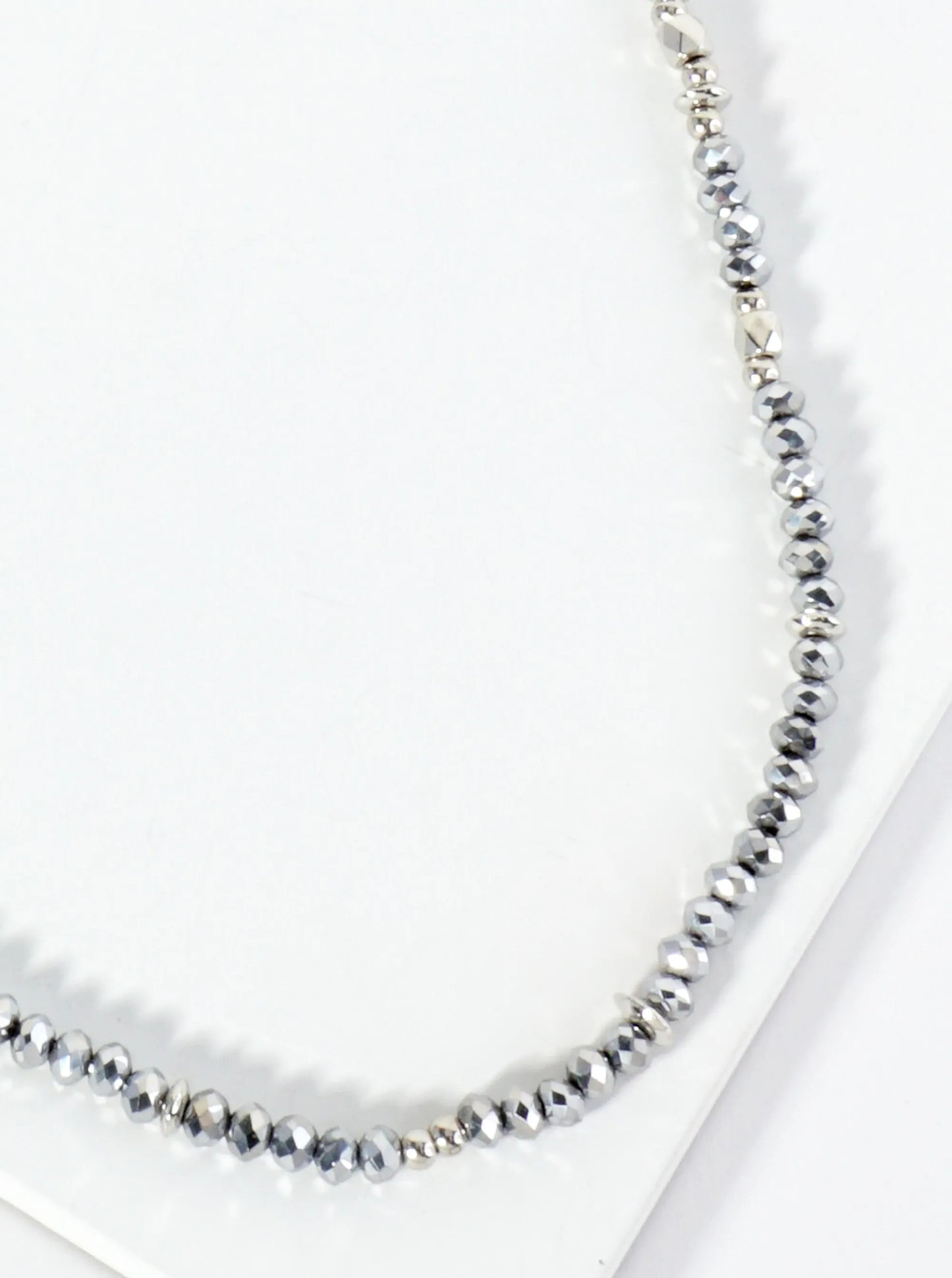 Glass Beaded 16-34 Inch Long Layered Necklace
