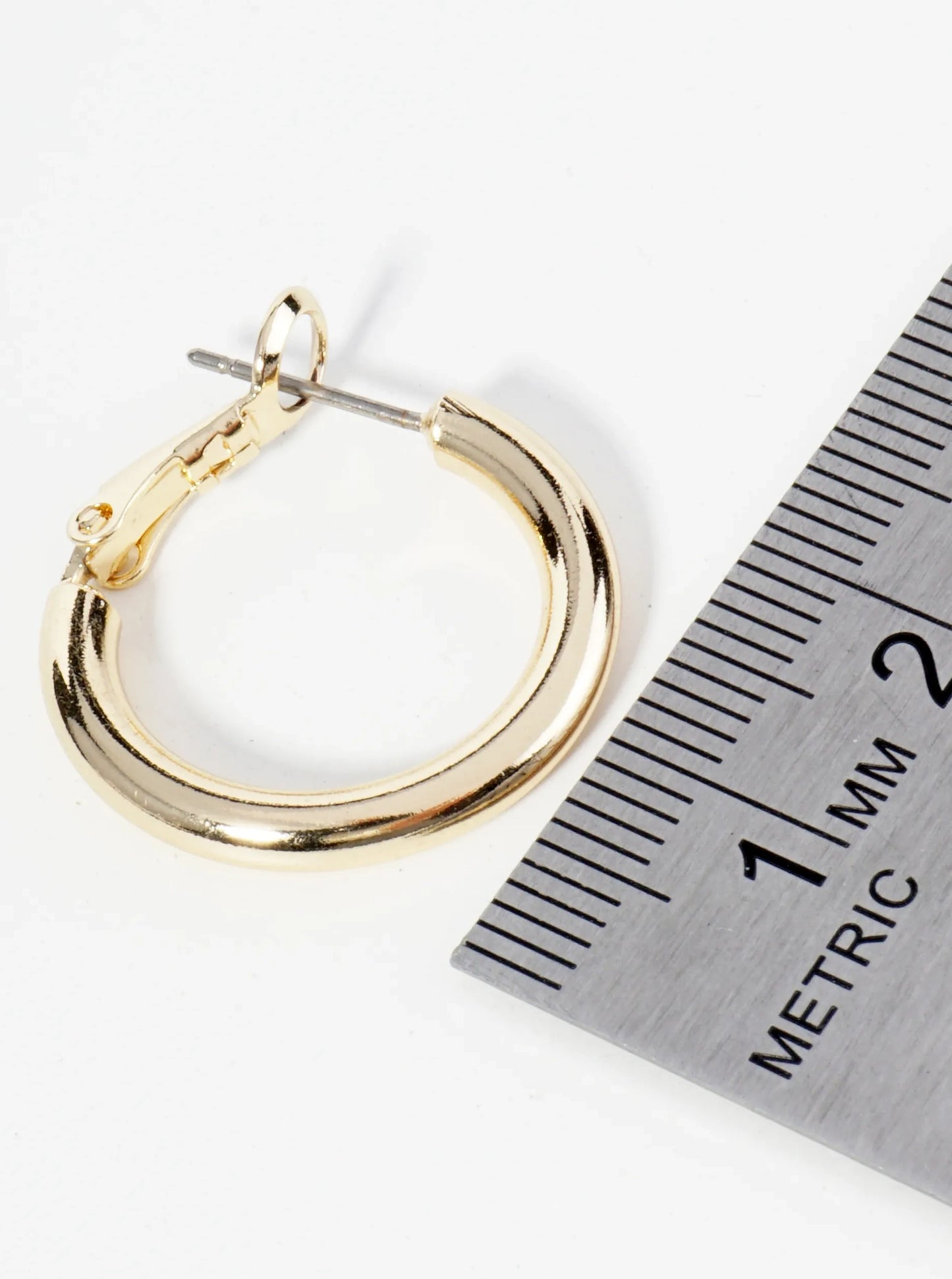 Gold Plated Classic Hoop Earrings