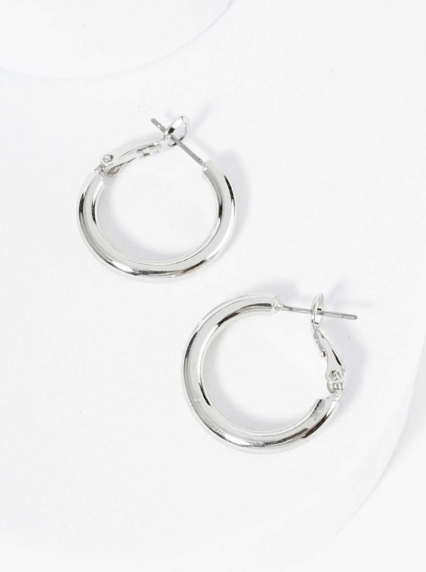 Gold Plated Classic Hoop Earrings