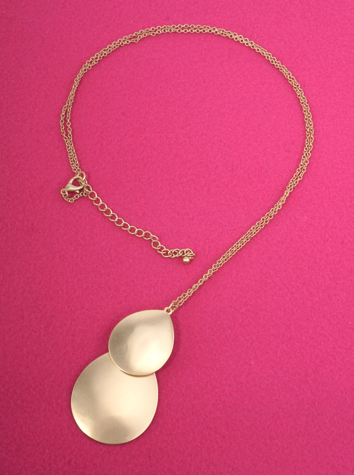Teardrop Adjustable Pendant Necklace