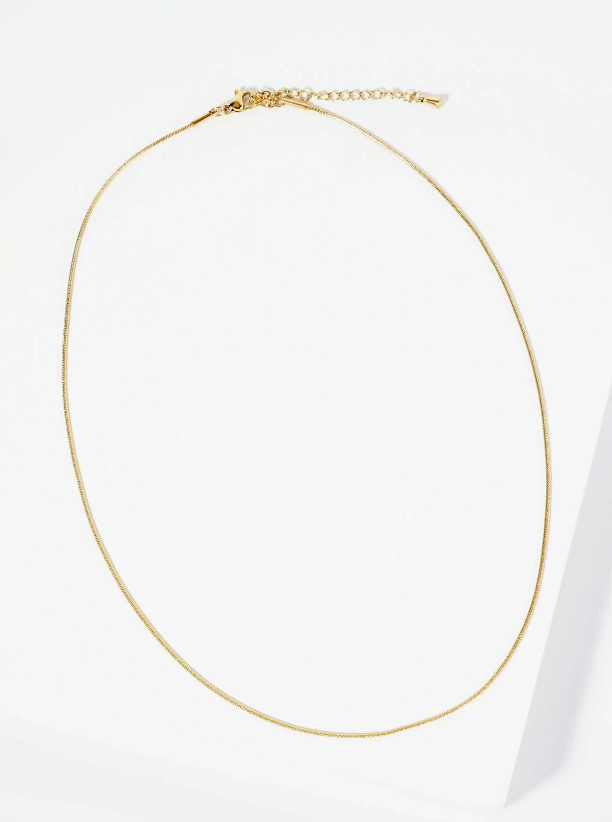 Hypoallergenic Stainless Steel 1mm Snake Chain Necklace