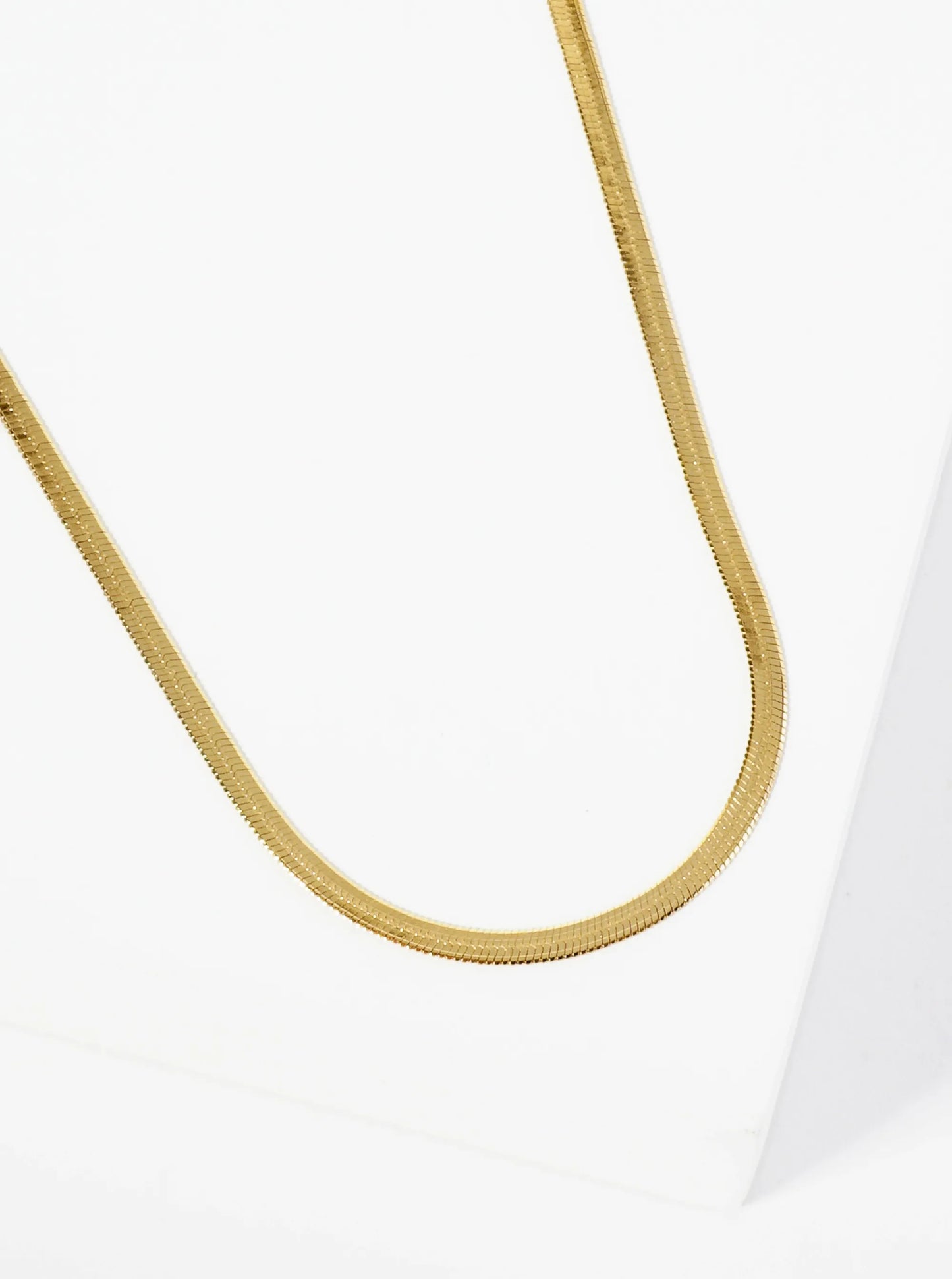 Hypoallergenic Stainless Steel 2mm Herringbone Chain Necklace