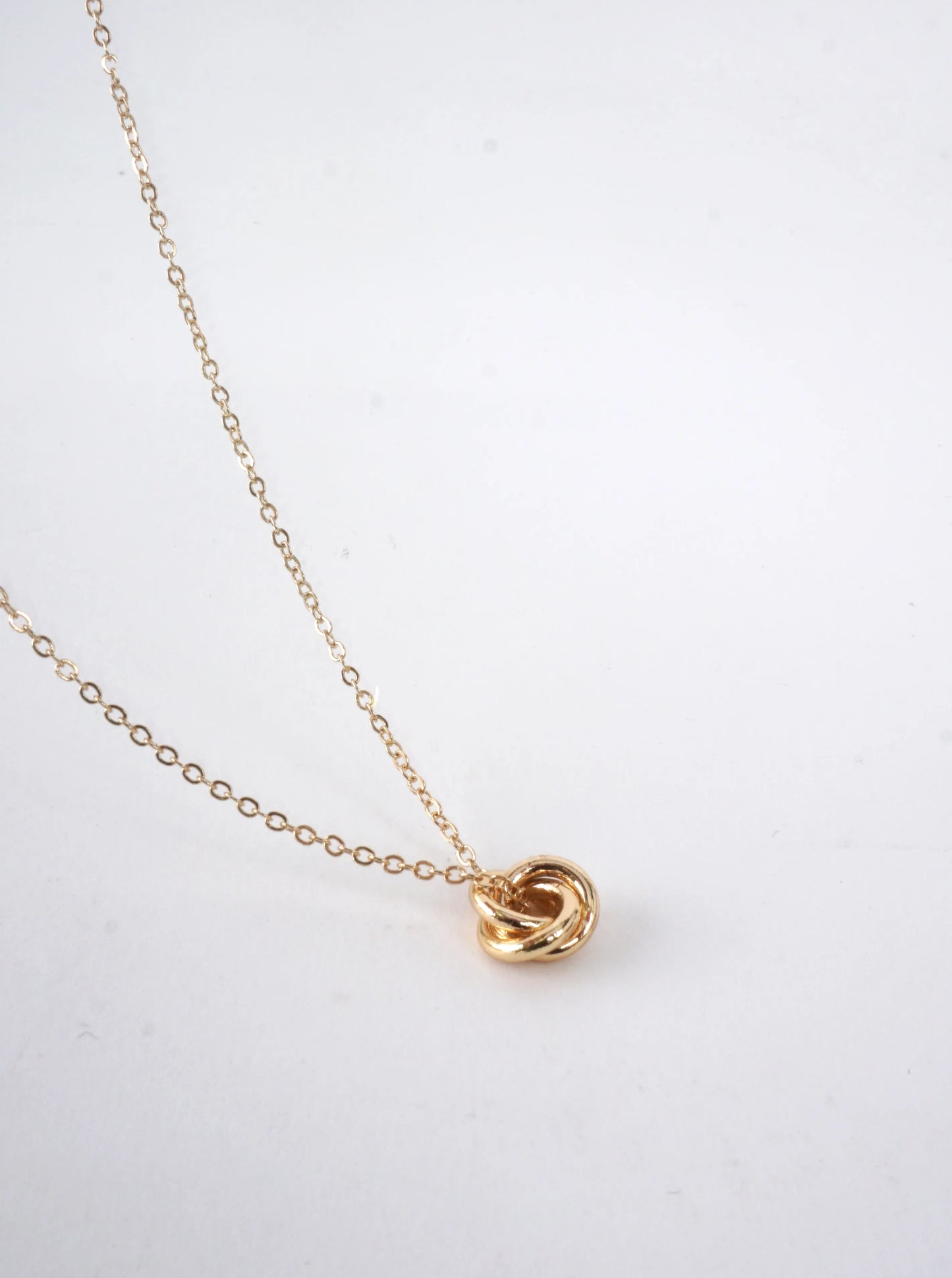 Infinity Knot Pendant Necklace