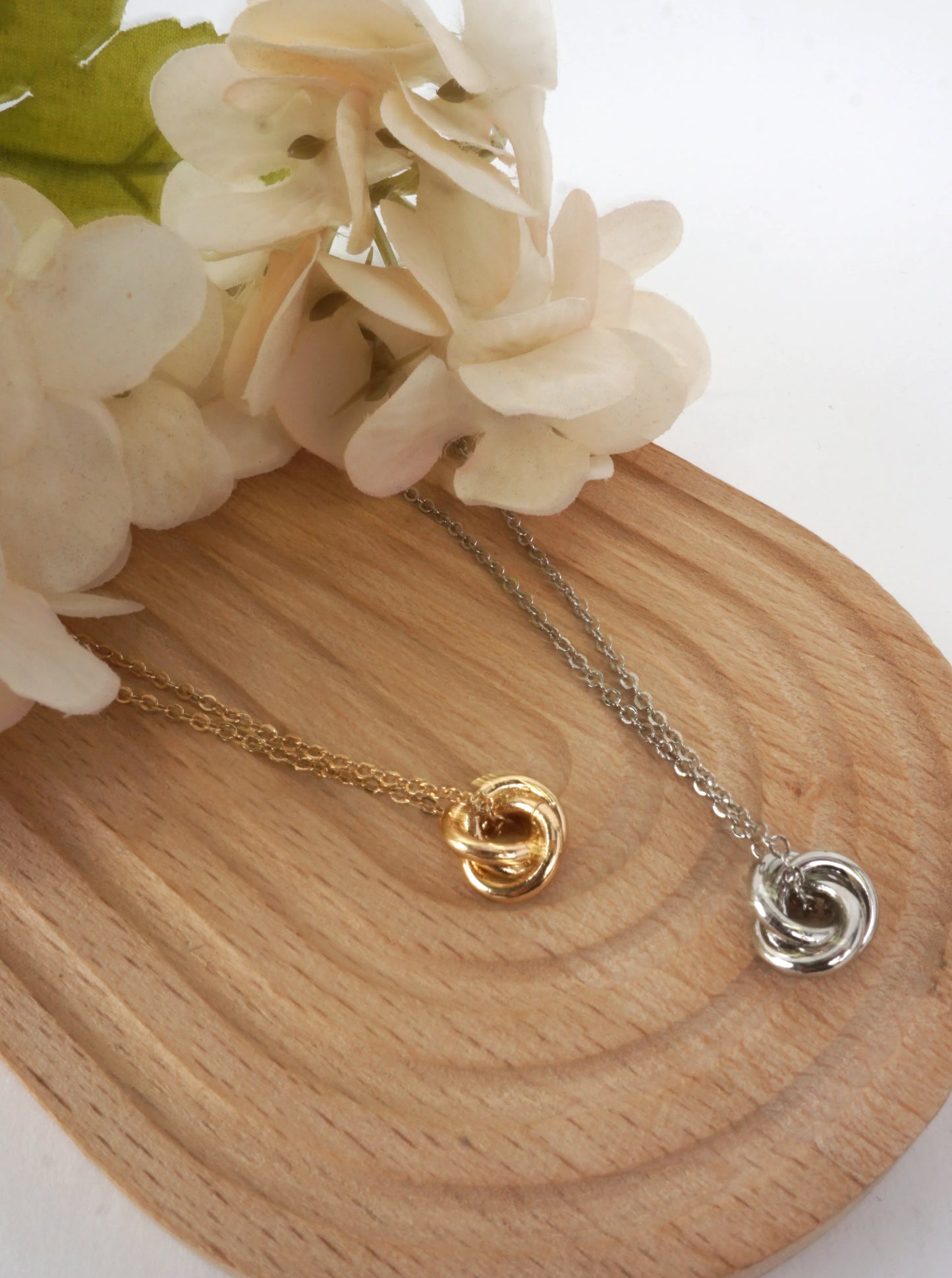 Infinity Knot Pendant Necklace