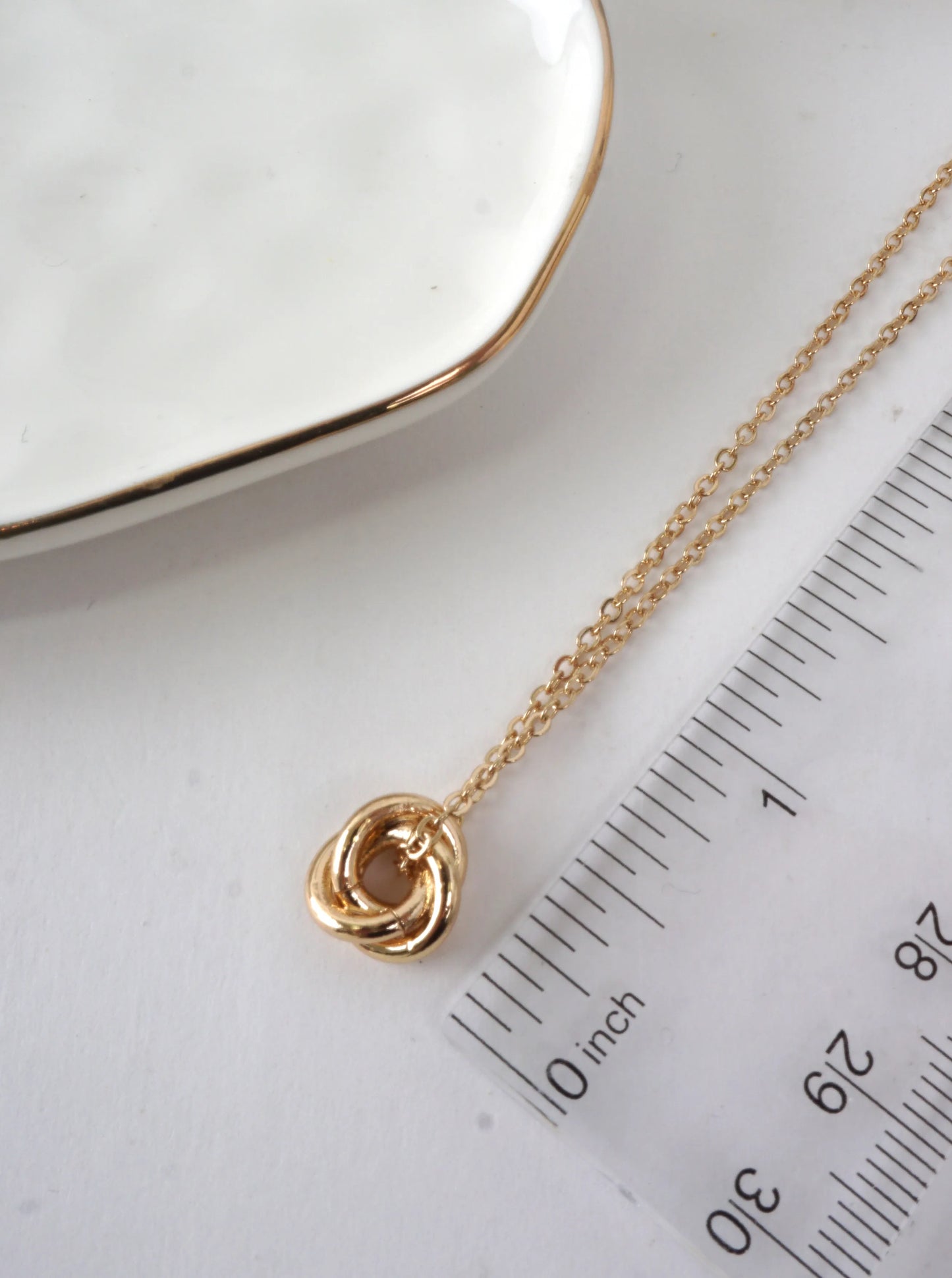 Infinity Knot Pendant Necklace