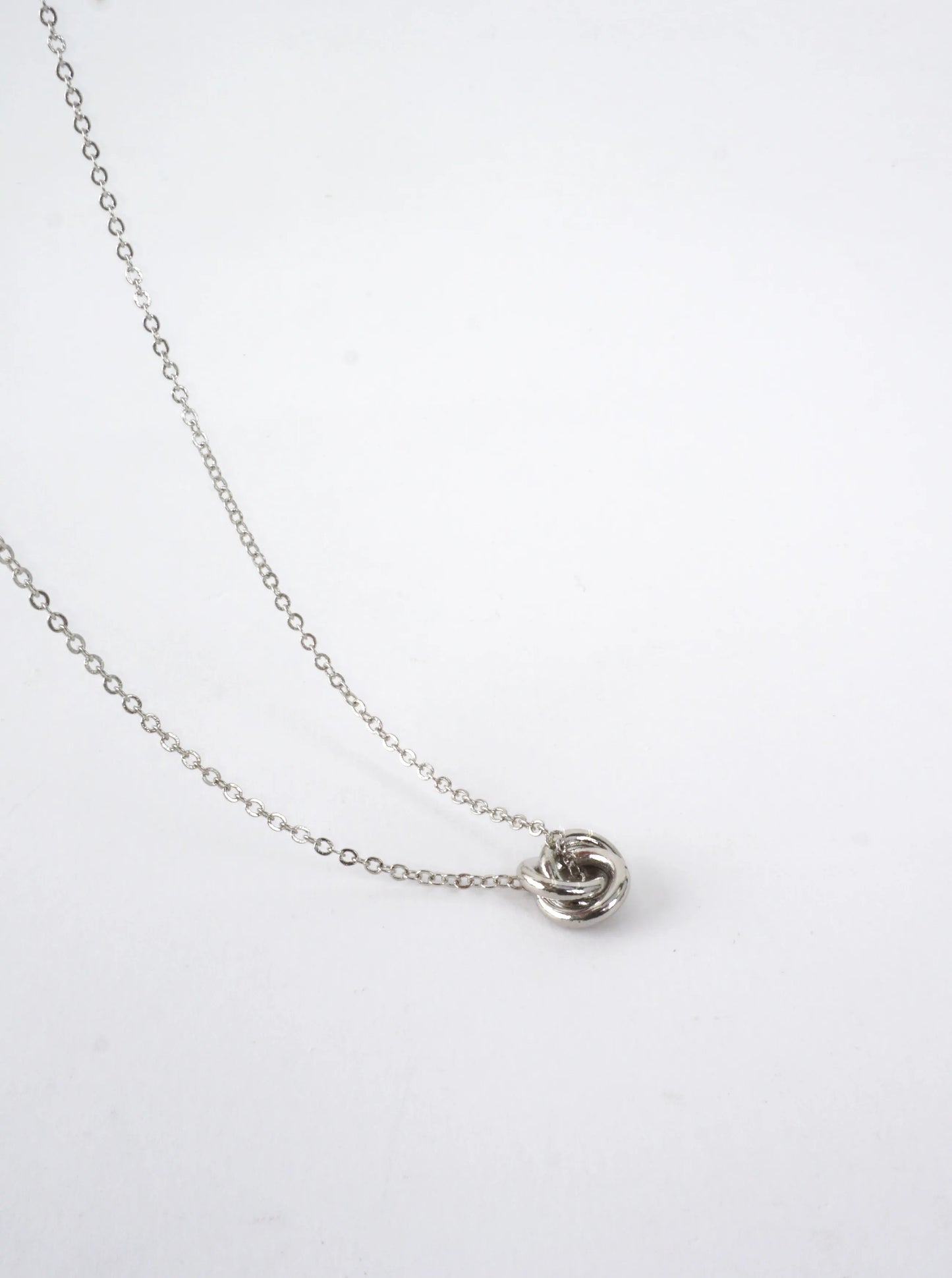 Infinity Knot Pendant Necklace