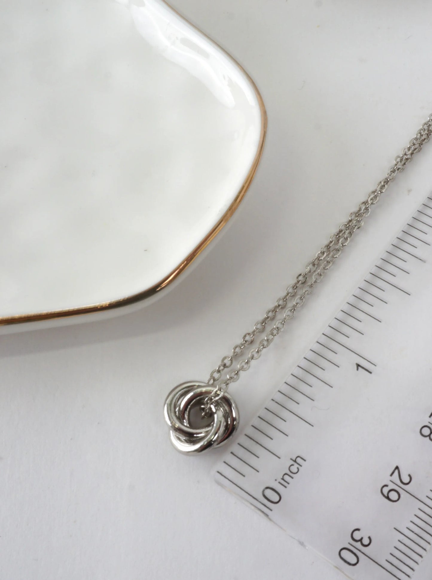 Infinity Knot Pendant Necklace