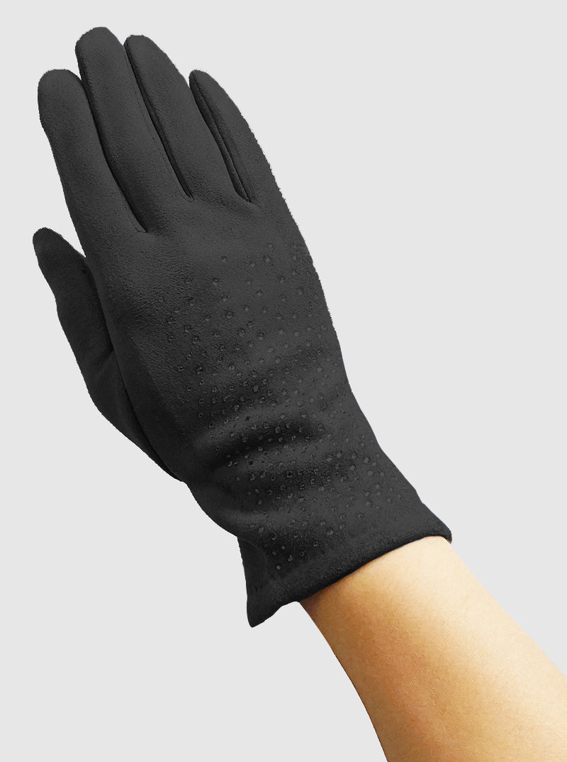 JEWEL DOT SUEDE THERMAL TOUCHSCREEN COMPATIBLE GLOVES
