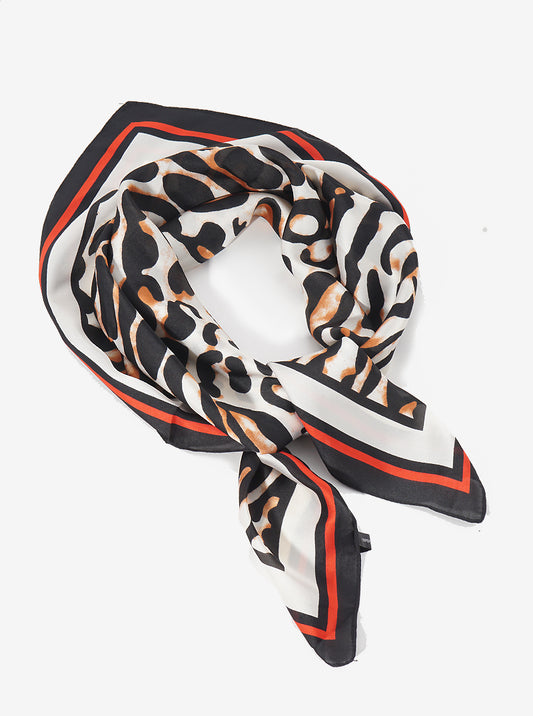 Leopard Animal Print Polyester Bandana Scarf