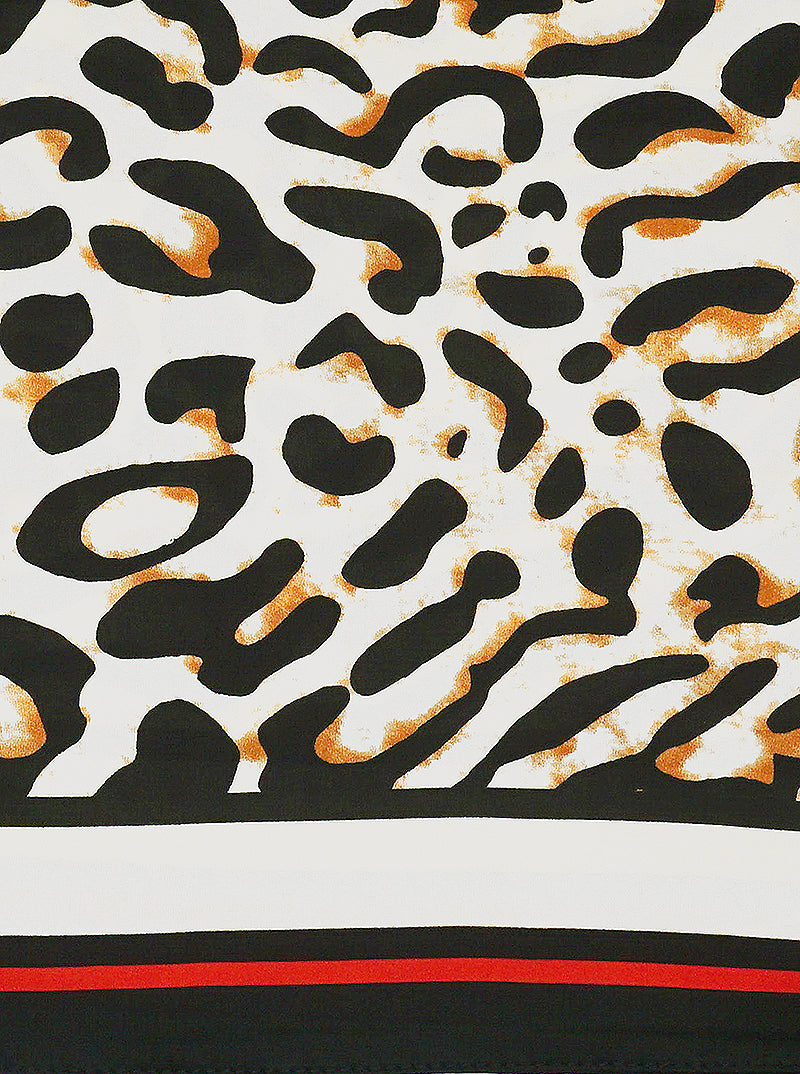 Leopard Animal Print Polyester Bandana Scarf