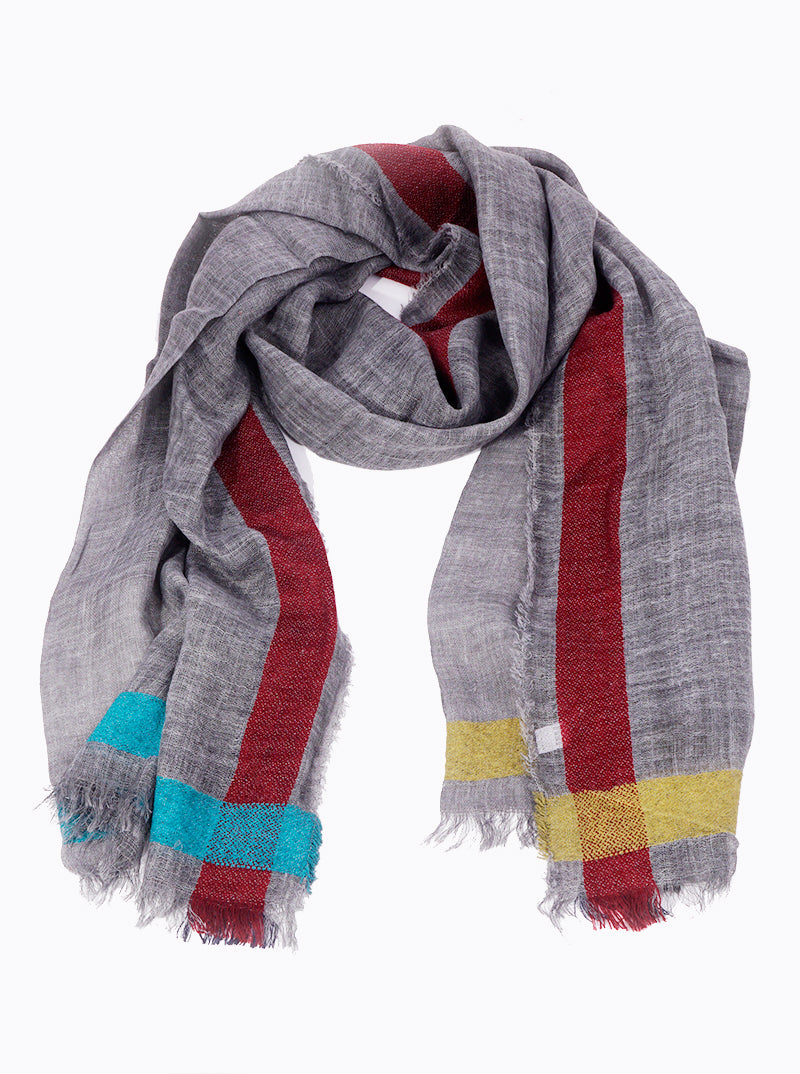 Lightweight Acrylic Oblong Wrap Scarf