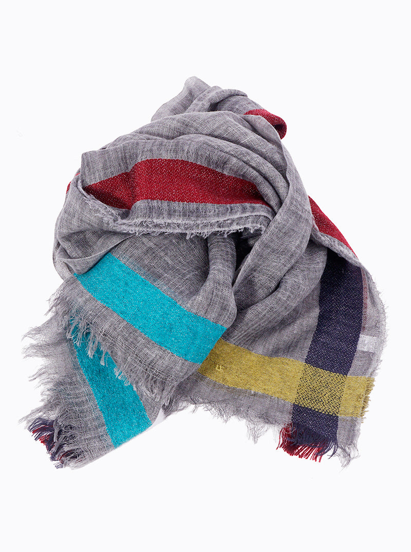 Lightweight Acrylic Oblong Wrap Scarf