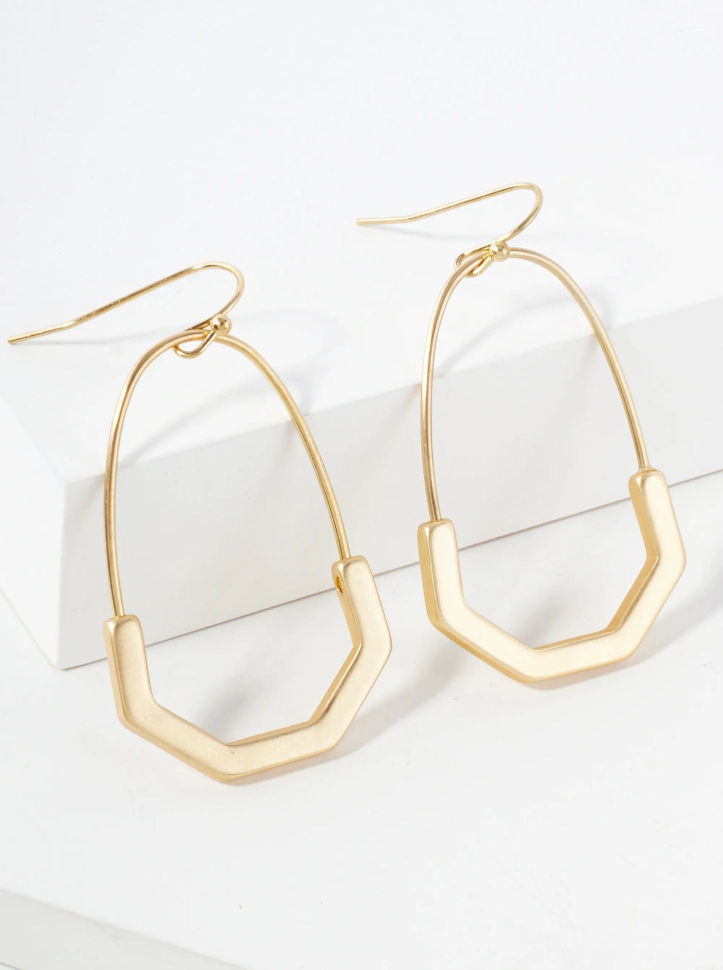 Lightweight Geometric Shape Metal Earrings